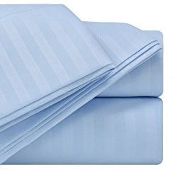 Mezzati Luxury Striped Bed Sheet Set