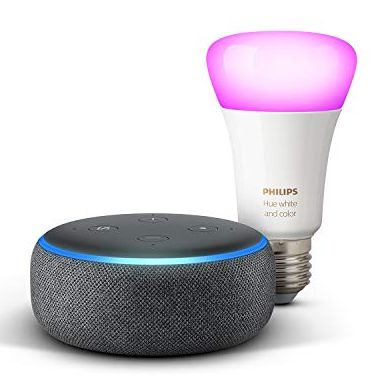 Regnbue forfremmelse tsunamien Amazon Echo Dot and Philips Hue bundle is on offer this Prime Day