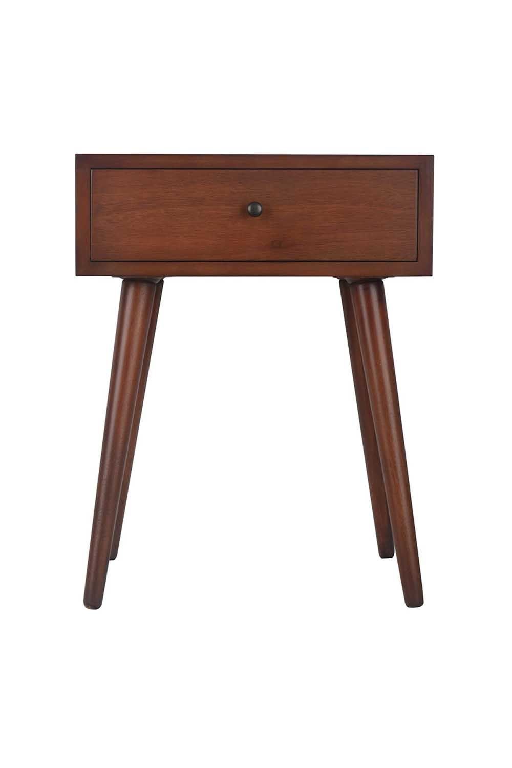 Mid Century One Drawer Side Table