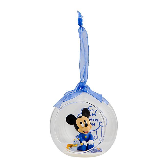 Disneyland Paris Mickey Mouse First Christmas Hanging Ornament