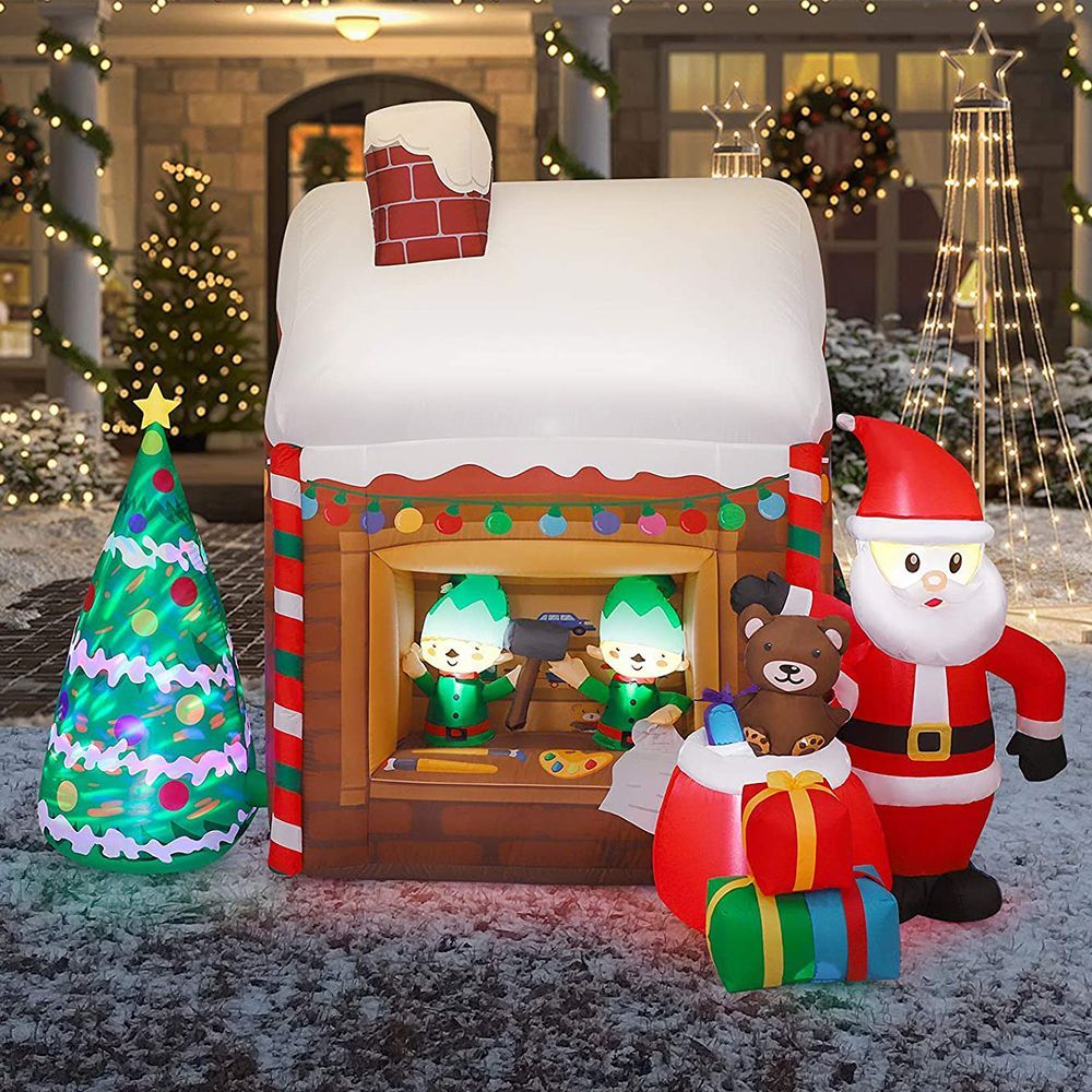 Homegear 8 ft Christmas Inflatable Snowman Certified Refurbished 