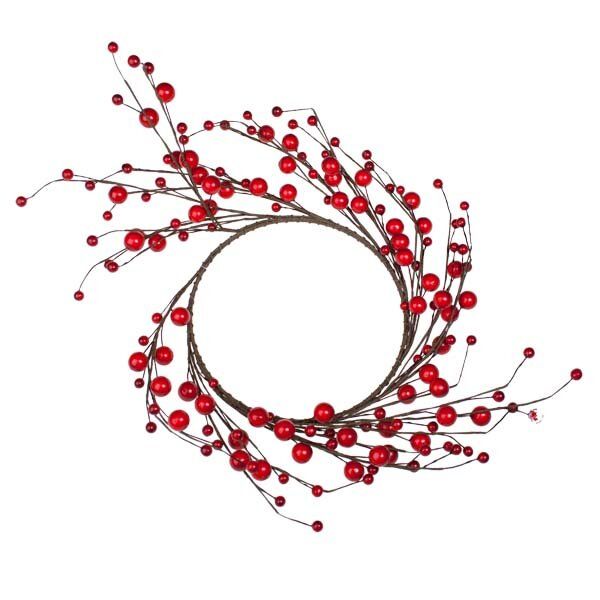Decorative Red Berry Christmas Wreath