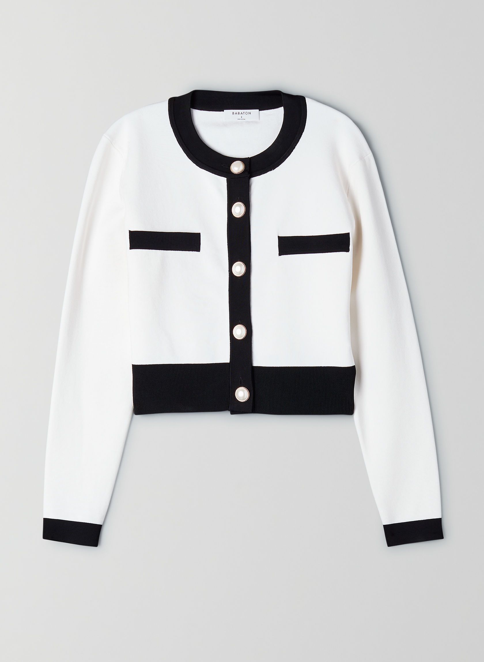 white button up cardigan top