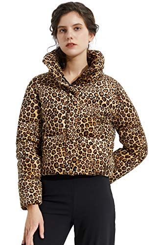 Women's Leopard Print Down Jacket