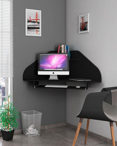 16 Floating Desks For Small Apartments These Chic Are Perfect Your Home Office - Floating Wall Mounted Corner Desk