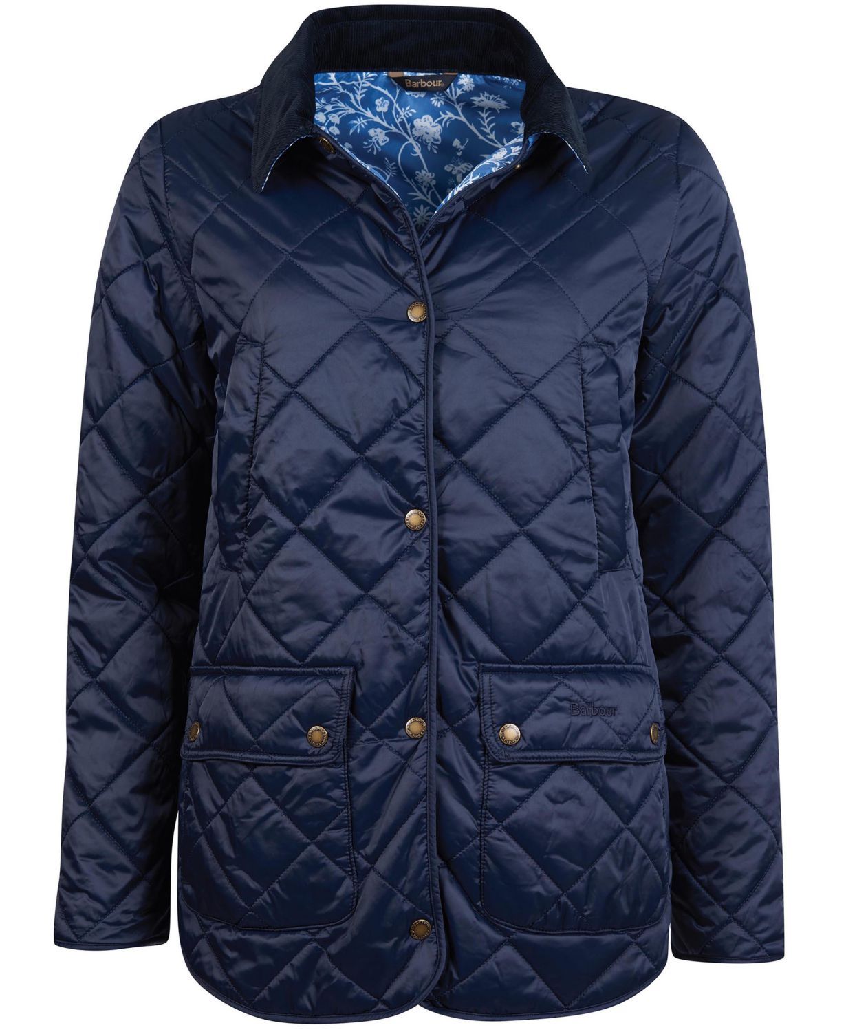 In Town Coat 181853 Navy Quilted Polyester 