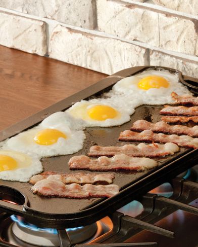 Lodge Cast Iron Reversible Grill and Griddle 
