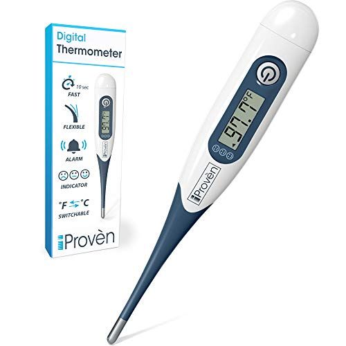 Digital Thermometer Soft Head Rectal and Oral Thermometer for Adults and Babies Accurate and Fast Readings with Fever Indicator Precision Thermometer for Fever 