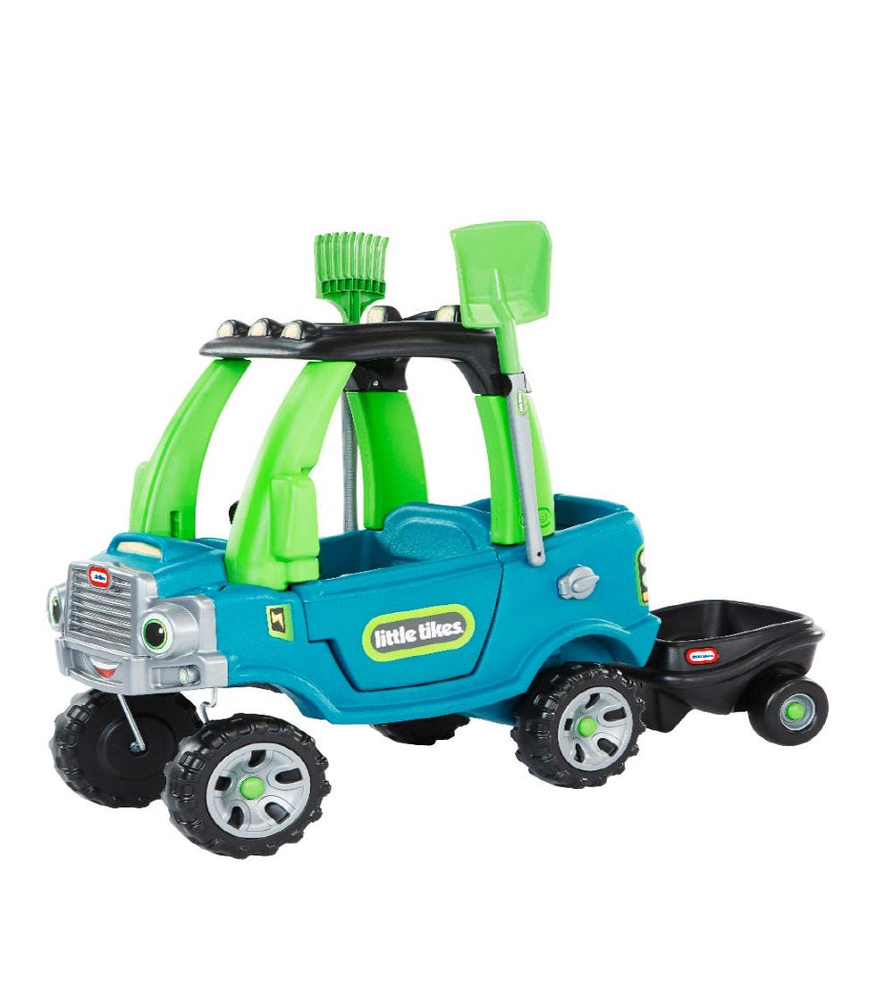 Go Green! Cozy Truck w/ Trailer & Garden Tools for Kids