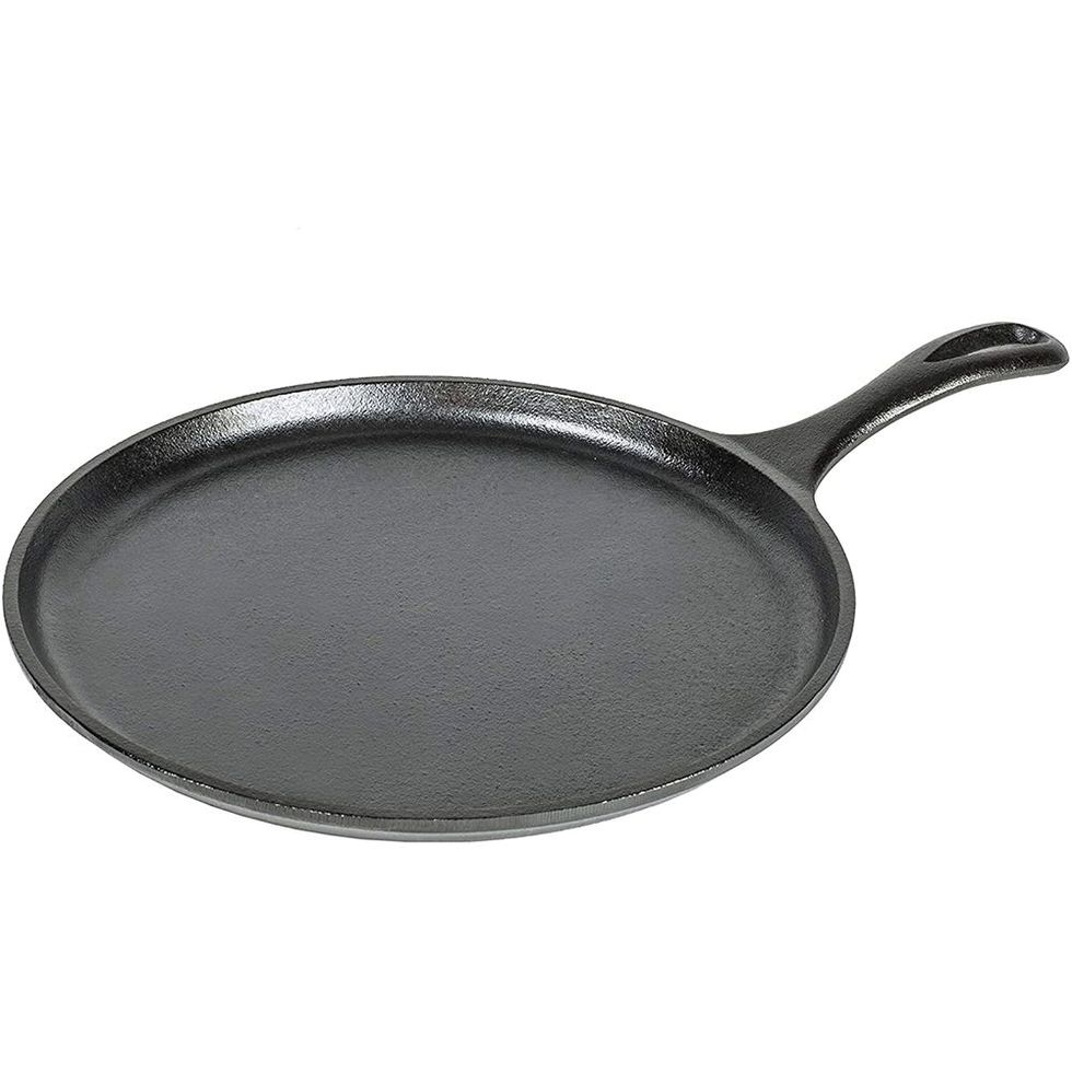 Lodge Pre-Seasoned Cast Iron Griddle With Easy-Grip Handle