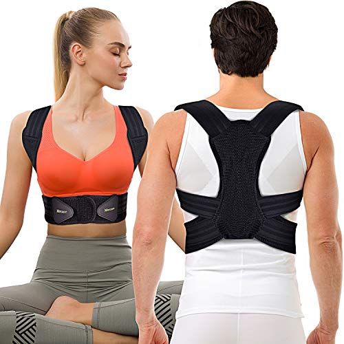 Ideal for Shoulder Support Effective and Comfortable Back Support Brace for Women and Men Neck Pain Relief Upper Back Correction FREESTY Posture Corrector 