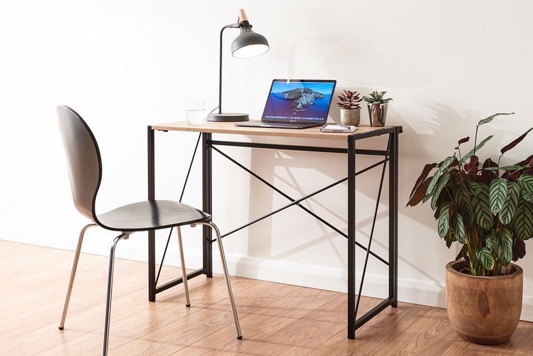 sonoma oak folding desk