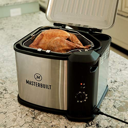 Masterbuilt Stainless Steel 28 Qt. Digital Electric Turkey Fryer