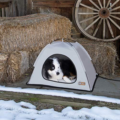 Outdoor dog 2024 bed winter