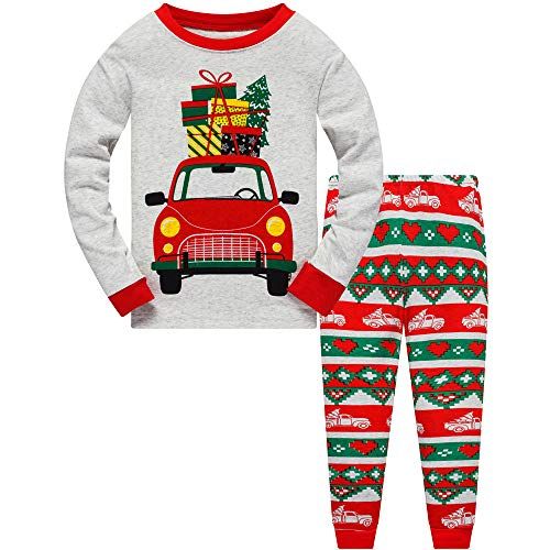 Popshion Pickup Truck Christmas Pajamas