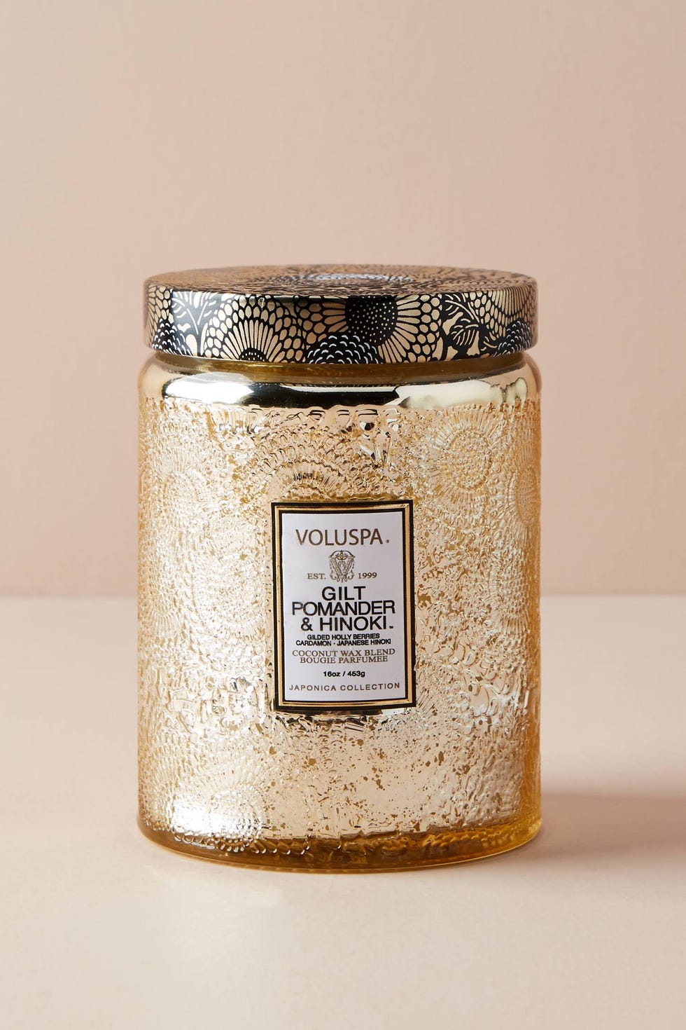 Voluspa Limited Edition Cut Glass Jar Candle