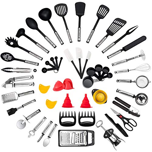 NEXGADGET 50 Piece Kitchen Utensil Set