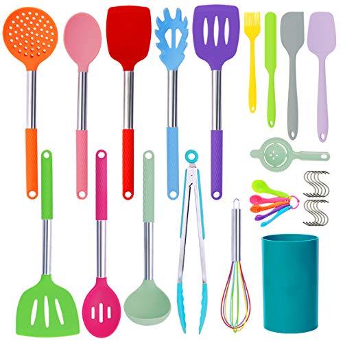 DIJA Silicone Cooking Utensils Set