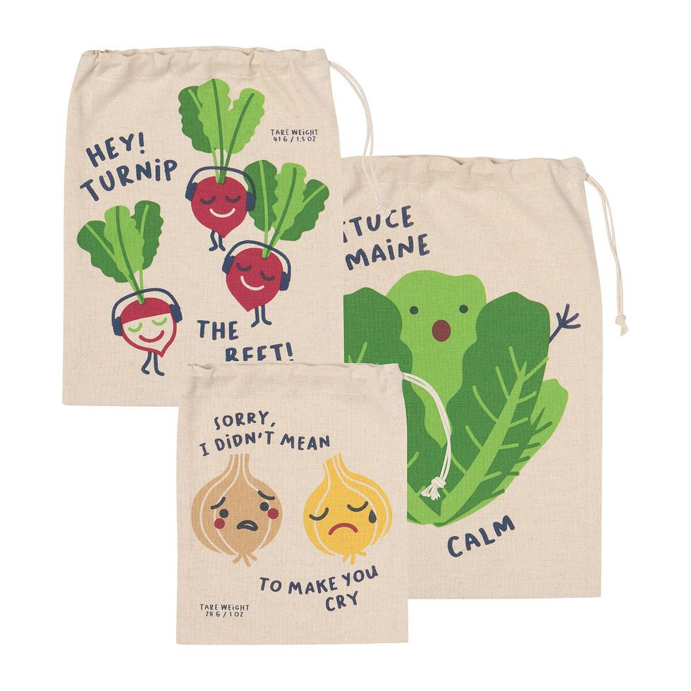 Funny Food Plastic-Free Produce Bags