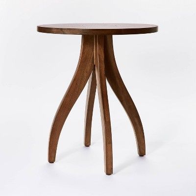 Surfside Round Wood End Table