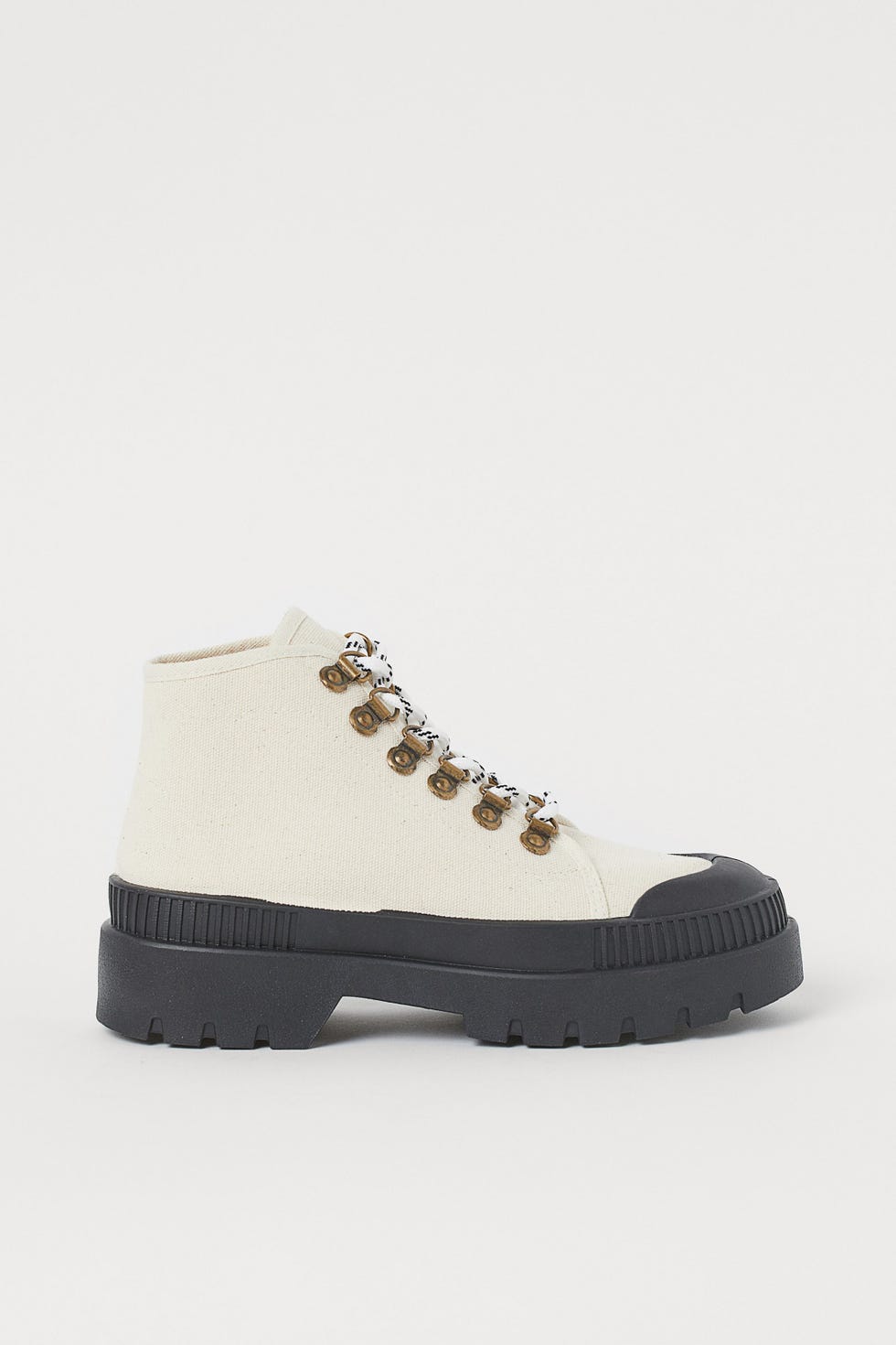 Cotton canvas boots