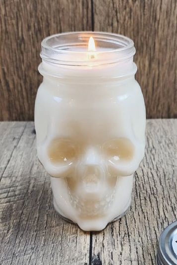Halloween Skull Soy Candle
