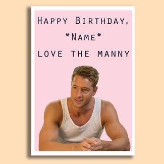 The Manny Happy Birthday Card