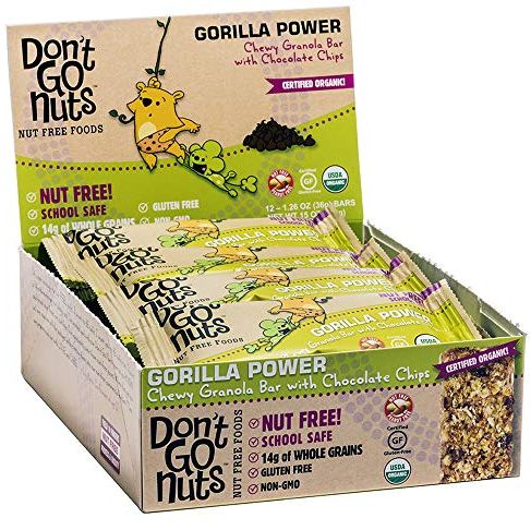 Don’t Go Nuts Organic Gorilla Power Snack Bars, 12 count