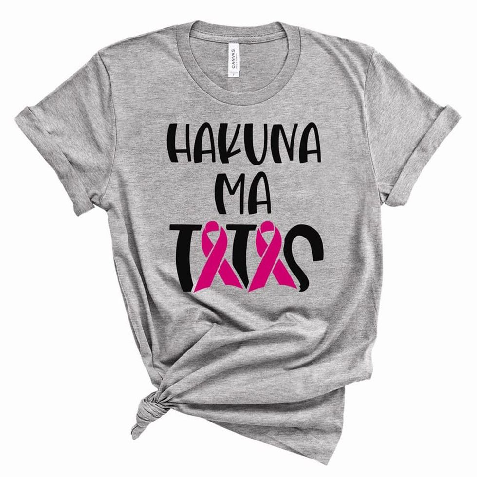 HAPIMO Rollbacks Women's Fashion Shirts Breast Cancer Awareness