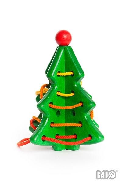 Wooden Lacing Christmas Tree