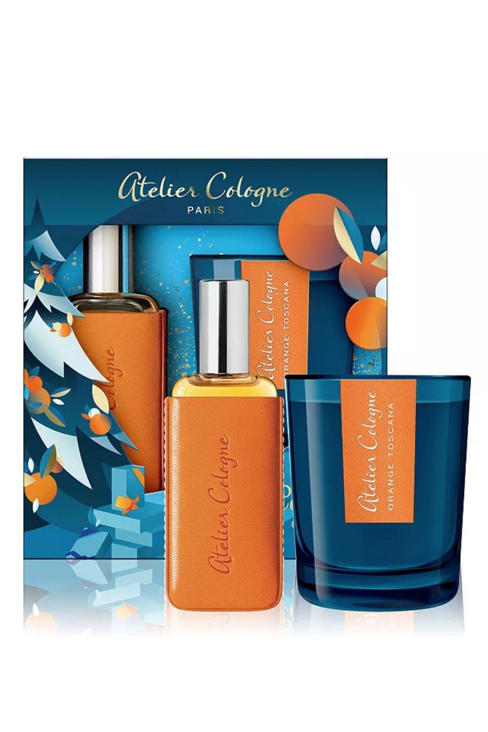Atelier Cologne Orange Sanguine Perfume & Candle Gift Set 