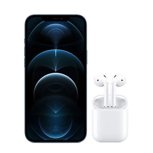 Apple iPhone 12 Pro (1228GB) and AirPods