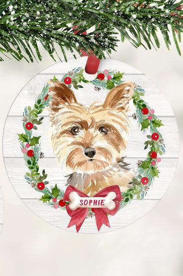 Custom Dog Holidays Ornament