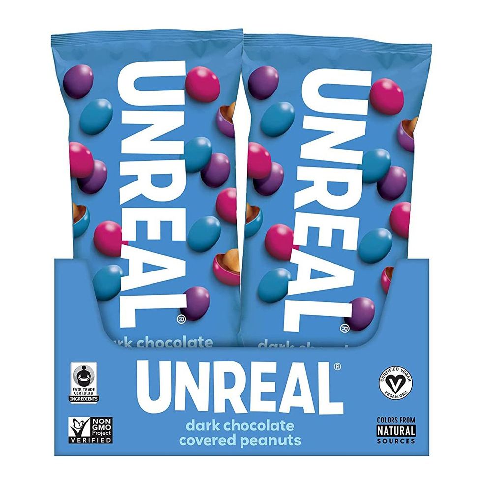 UnReal Dark Chocolate Peanut Gems, 12-Pack