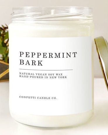 Peppermint Bark Hand-Poured Candle