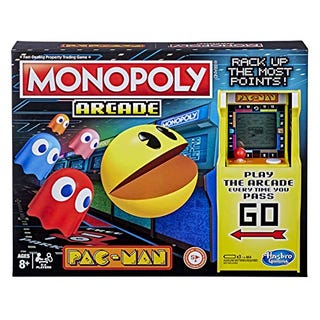 monopoly arcade pac man board game