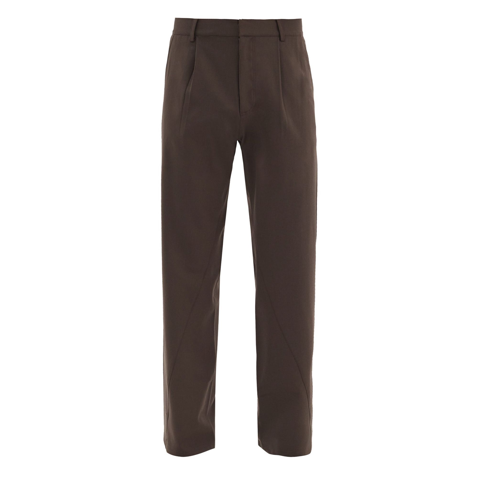 Slim Fit Pure Wool Twill Trousers  JAEGER  MS