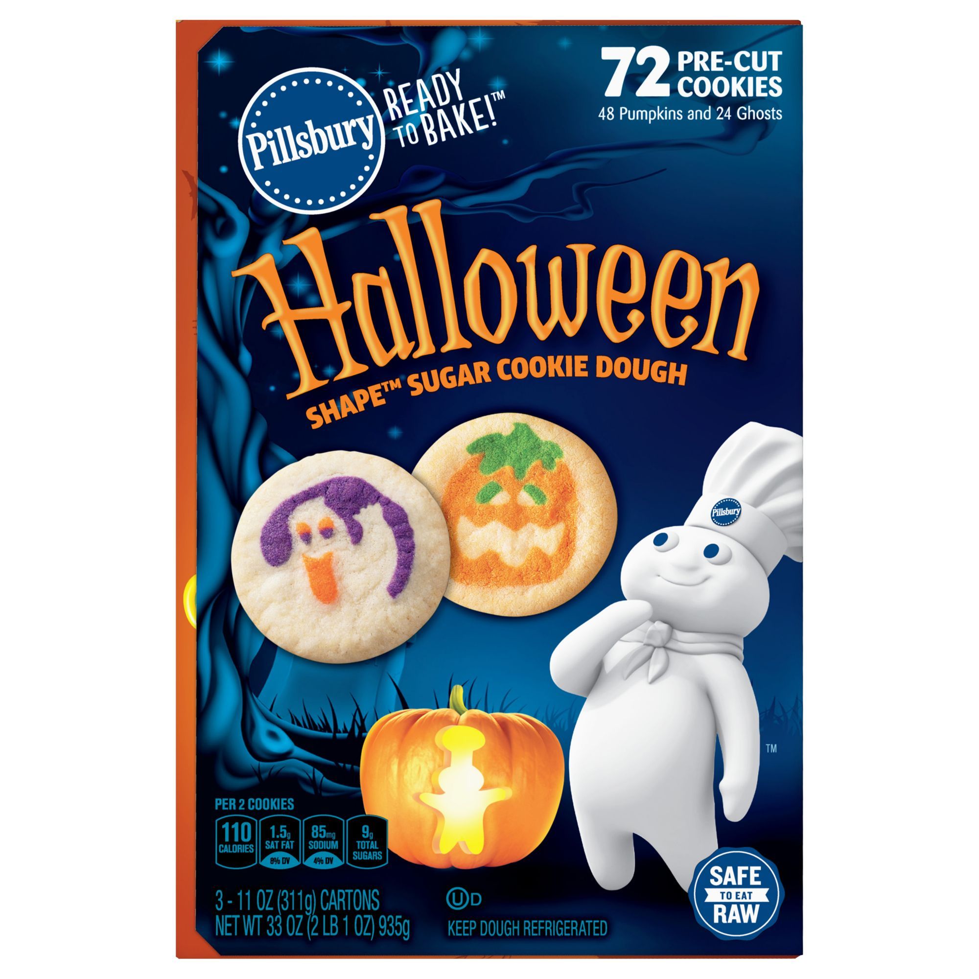 BJ's Is Selling A 72-Pack Of Pillsbury Halloween Cookies That You'll Be ...