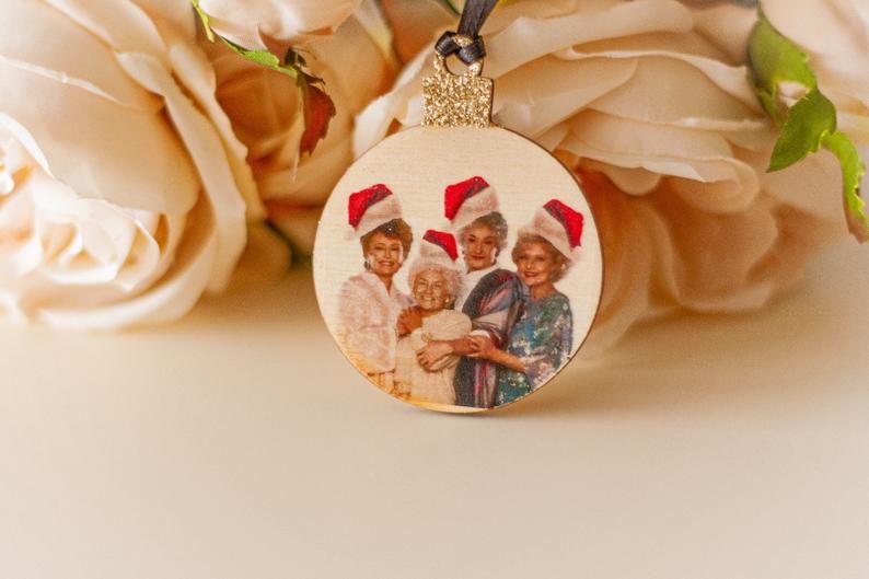 golden girls christmas ornament