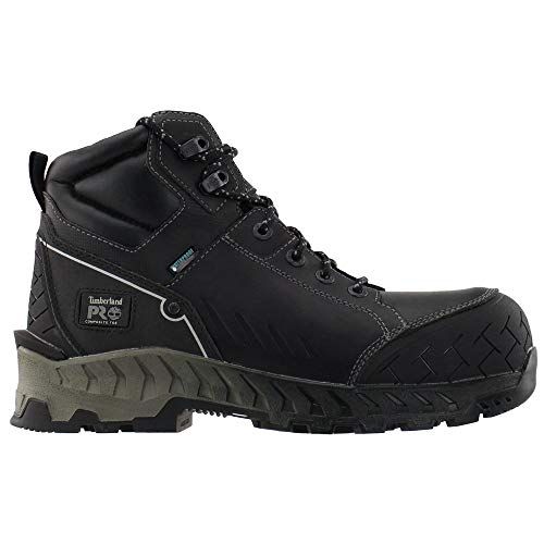 JCB 4x4 Mens Leather Work Safety Waterproof Boots Steel Toe Cap Midsole Wide Fit 