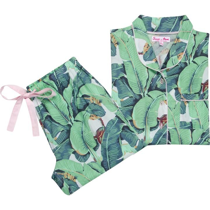 Martinique® Banana Leaf Shirt + PJ Pant Set