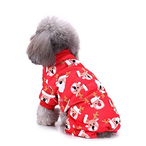 xmas dog pajamas