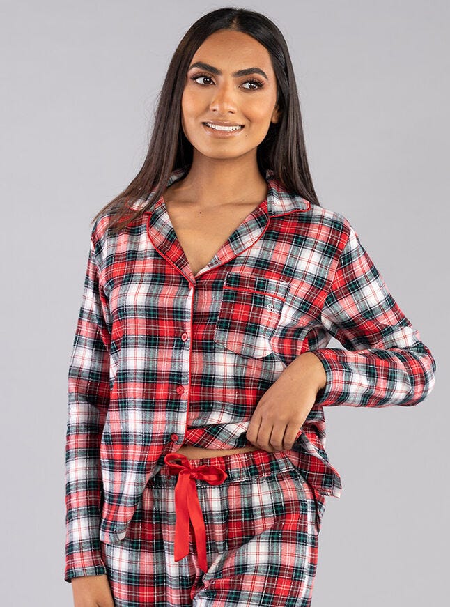 Red check PJs in a bag - Red Mix