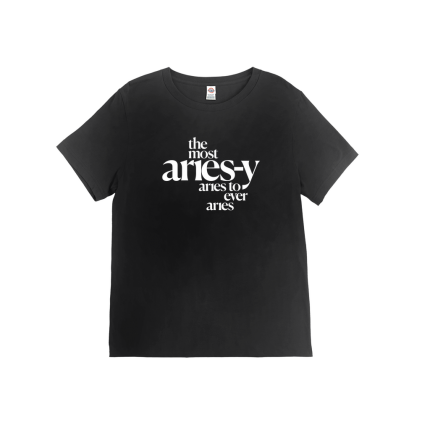 “The Most Aries-y Aries” T-Shirt in Black