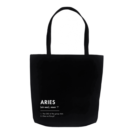 What Your Sign *Really* Means: The Aries Tote Bag