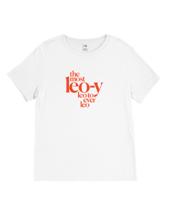 “The Most Leo-y Leo” T-Shirt in Red