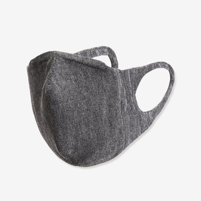 3D Knit Mask, Charcoal Grey
