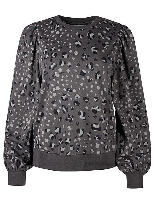 Animal Print Grey Sweatshirt, £39.50