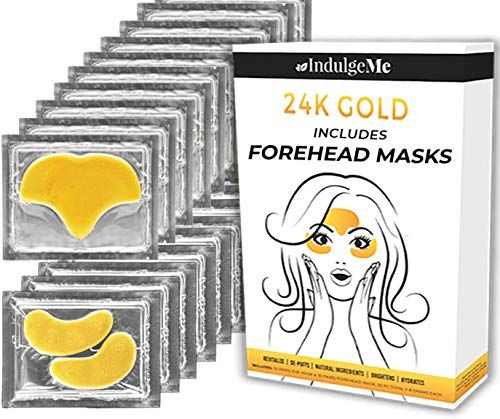 Gold Under-Eye And Forehead Pads