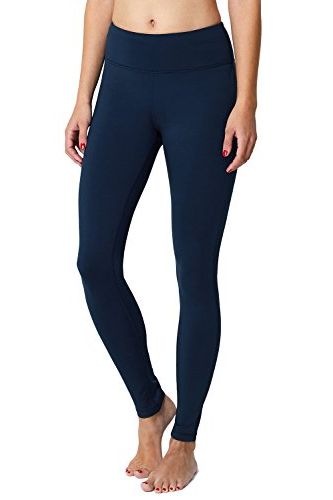 WHOUARE Women's Fleece Lined Leggings with Pockets,Thermal Winter